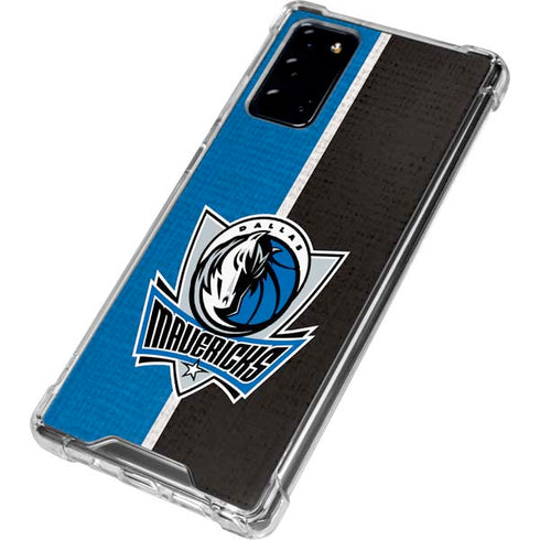 NBA Dallas Mavericks Canvas Galaxy Note20 5G Clear Case