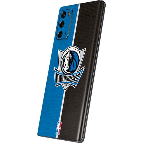 NBA Dallas Mavericks Canvas Galaxy Note20 5G Skin