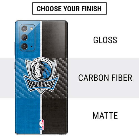 NBA Dallas Mavericks Canvas Galaxy Note20 5G Skin