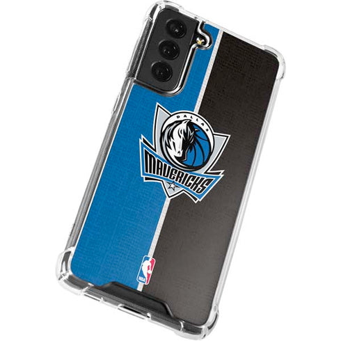NBA Dallas Mavericks Canvas Galaxy S21 FE Clear Case