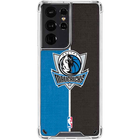 NBA Dallas Mavericks Canvas Galaxy S21 Ultra 5G Clear Case