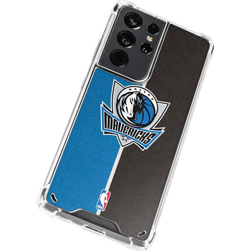 NBA Dallas Mavericks Canvas Galaxy S21 Ultra 5G Clear Case