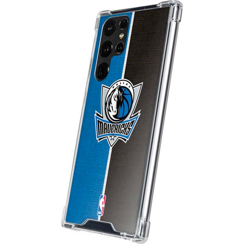 NBA Dallas Mavericks Canvas Galaxy S22 Ultra Clear Case