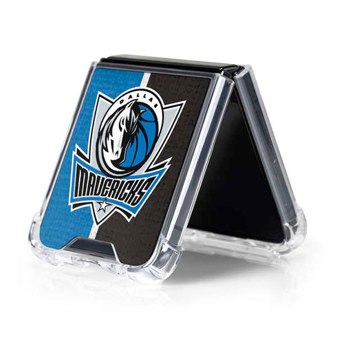 NBA Dallas Mavericks Canvas Galaxy Z Flip5 5G Clear Case