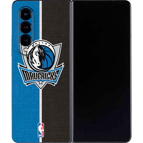 NBA Dallas Mavericks Canvas Galaxy Z Fold4 5G Skin