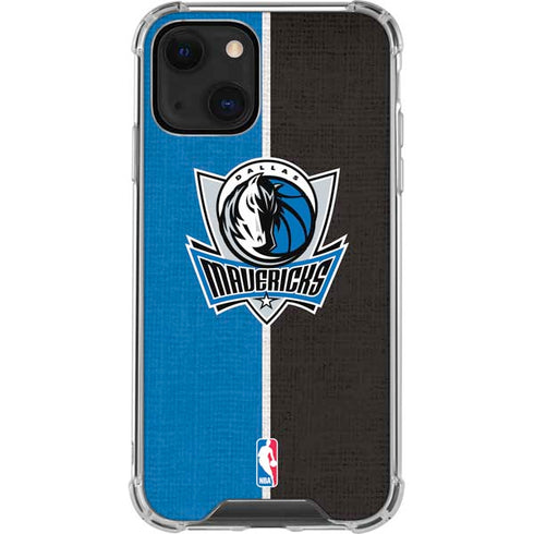 NBA Dallas Mavericks Canvas iPhone 14 Clear Case