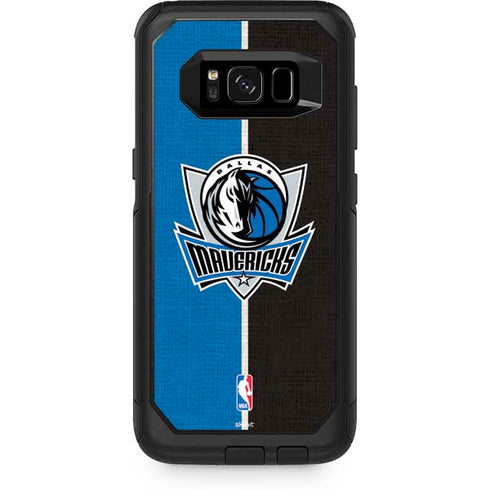NBA Dallas Mavericks Canvas Otterbox Commuter Galaxy Skin