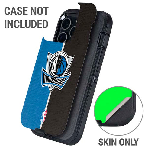 NBA Dallas Mavericks Canvas Otterbox Defender iPhone Skin