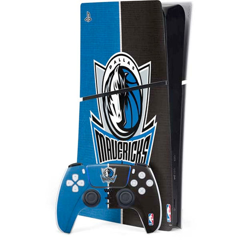 NBA Dallas Mavericks Canvas PS5 Slim Digital Edition Bundle Skin