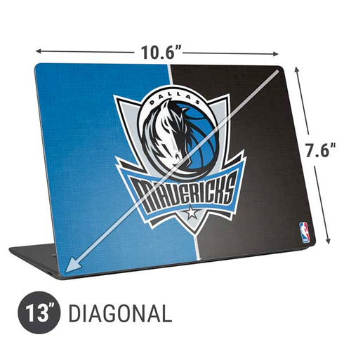 NBA Dallas Mavericks Canvas Universal Laptop 13in (10.6 x 7.6in) Skin