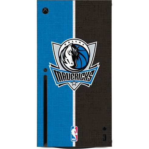 NBA Dallas Mavericks Canvas Xbox Series X Console Skin