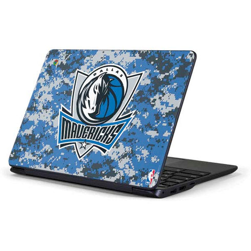 NBA Dallas Mavericks Digi Camo Samsung Chromebook Skin