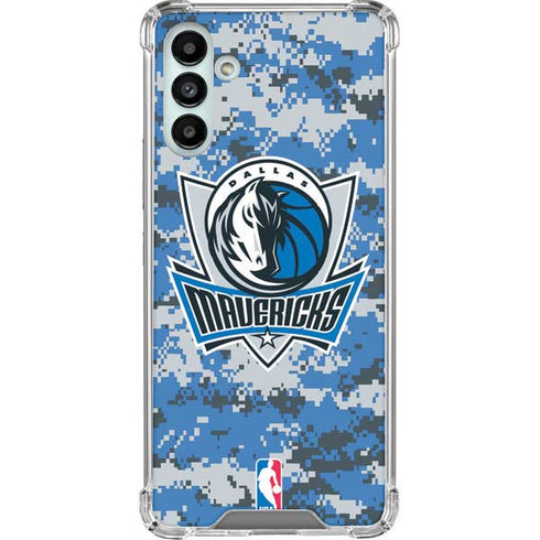 NBA Dallas Mavericks Digi Camo Galaxy A13 5G Clear Case