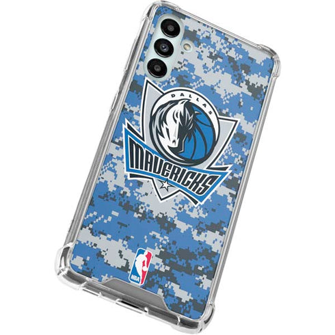 NBA Dallas Mavericks Digi Camo Galaxy A13 5G Clear Case