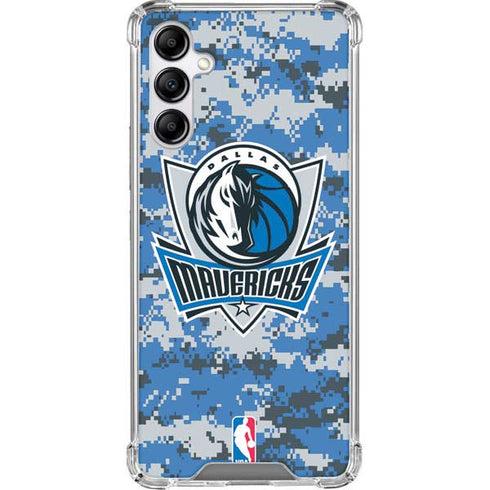NBA Dallas Mavericks Digi Camo Galaxy A14 5G Clear Case
