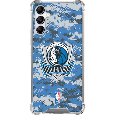 NBA Dallas Mavericks Digi Camo Galaxy A15 5G Clear Case