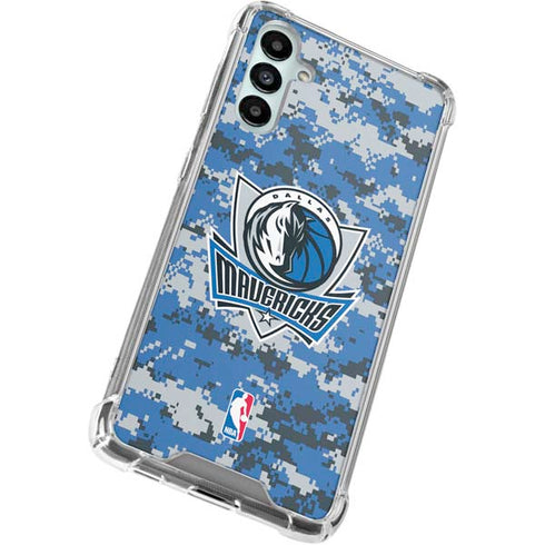 NBA Dallas Mavericks Digi Camo Galaxy A15 5G Clear Case