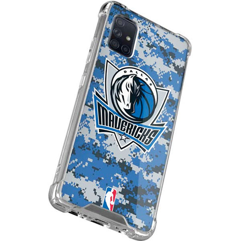 NBA Dallas Mavericks Digi Camo Galaxy A51 5G Clear Case