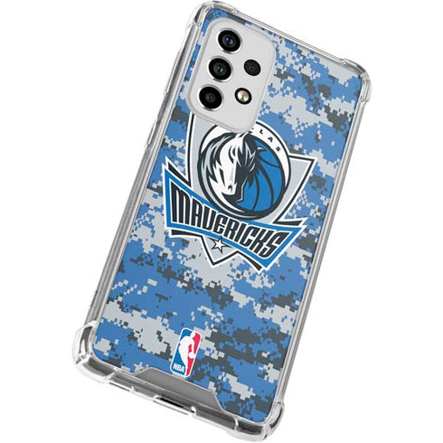 NBA Dallas Mavericks Digi Camo Galaxy A53 5G Clear Case