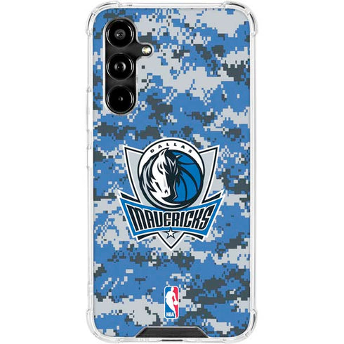 NBA Dallas Mavericks Digi Camo Galaxy A54 5G Clear Case