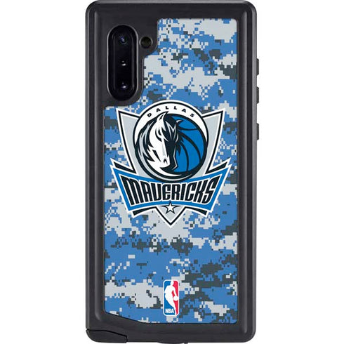 NBA Dallas Mavericks Digi Camo Galaxy Note 10 Waterproof Case