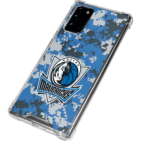 NBA Dallas Mavericks Digi Camo Galaxy Note20 5G Clear Case