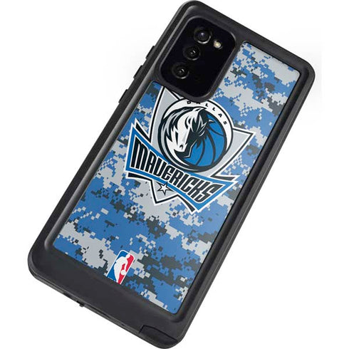 NBA Dallas Mavericks Digi Camo Galaxy Note20 5G Waterproof Case
