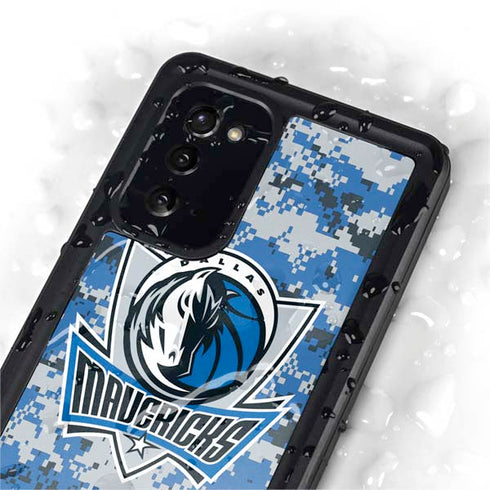 NBA Dallas Mavericks Digi Camo Galaxy Note20 5G Waterproof Case