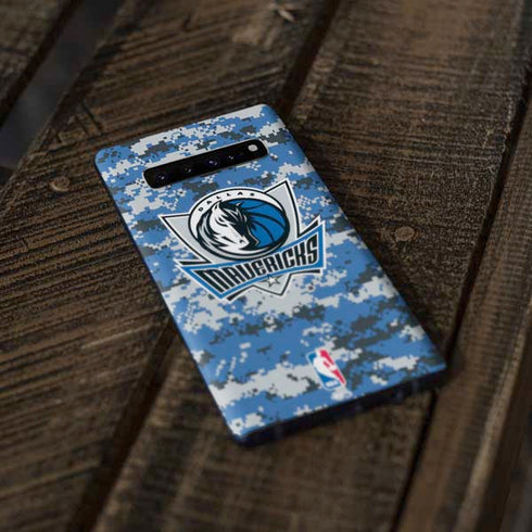 NBA Dallas Mavericks Digi Camo Galaxy S10 Plus Skin