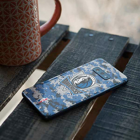 NBA Dallas Mavericks Digi Camo Galaxy S10e Skin