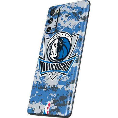 NBA Dallas Mavericks Digi Camo Galaxy S20 Fan Edition Skin
