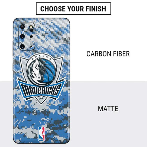 NBA Dallas Mavericks Digi Camo Galaxy S20 Plus Skin