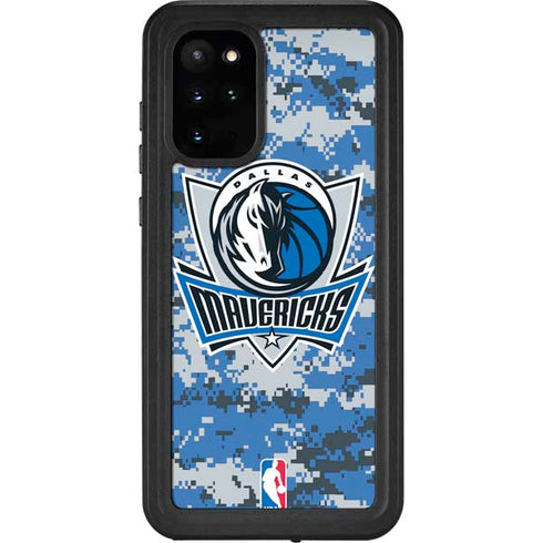 NBA Dallas Mavericks Digi Camo Galaxy S20 Plus Waterproof Case