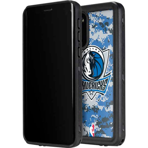 NBA Dallas Mavericks Digi Camo Galaxy S20 Waterproof Case