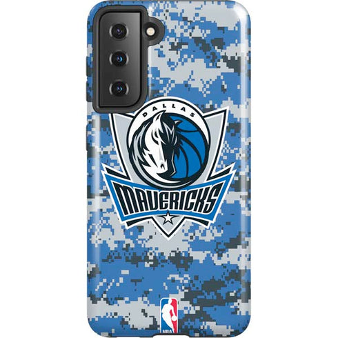 NBA Dallas Mavericks Digi Camo Galaxy S21 5G Pro Case