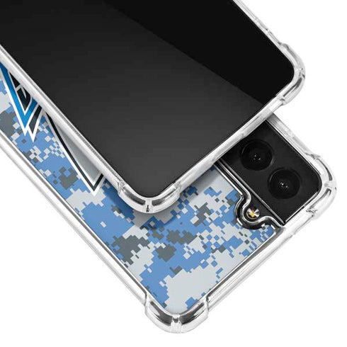 NBA Dallas Mavericks Digi Camo Galaxy S21 FE Clear Case
