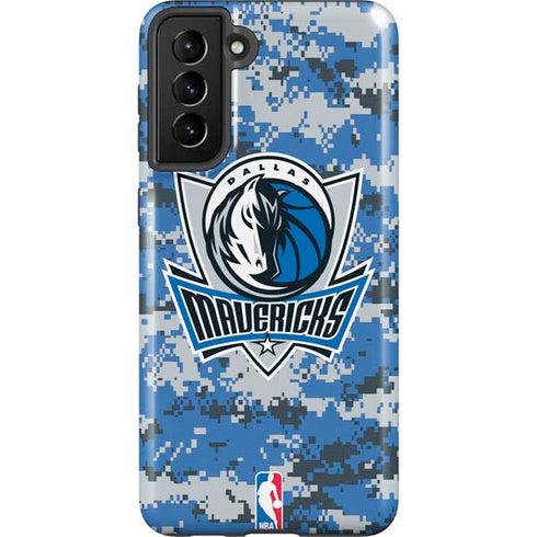 NBA Dallas Mavericks Digi Camo Galaxy S21 FE Pro Case