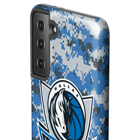 NBA Dallas Mavericks Digi Camo Galaxy S21 Plus 5G Pro Case