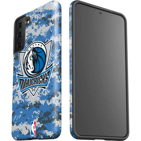 NBA Dallas Mavericks Digi Camo Galaxy S21 Plus 5G Pro Case