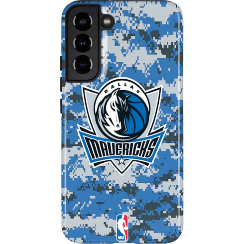 NBA Dallas Mavericks Digi Camo Galaxy S22 Plus Pro Case