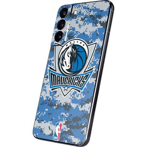 NBA Dallas Mavericks Digi Camo Galaxy S22 Plus Skin