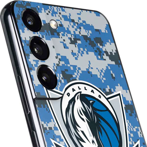 NBA Dallas Mavericks Digi Camo Galaxy S22 Plus Skin