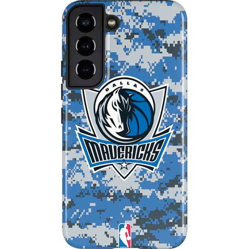 NBA Dallas Mavericks Digi Camo Galaxy S22 Pro Case