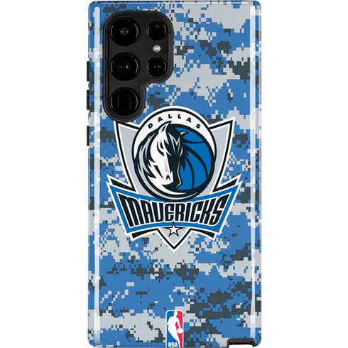 NBA Dallas Mavericks Digi Camo Galaxy S22 Ultra Pro Case