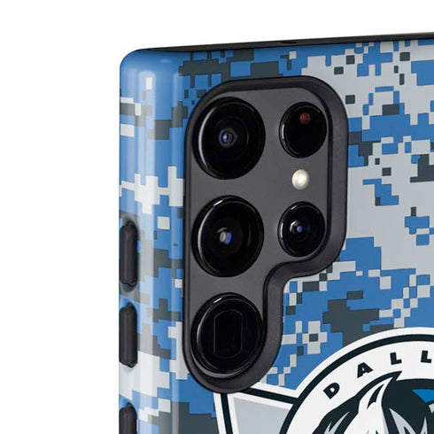 NBA Dallas Mavericks Digi Camo Galaxy S22 Ultra Pro Case