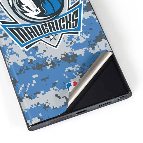 NBA Dallas Mavericks Digi Camo Galaxy S22 Ultra Skin