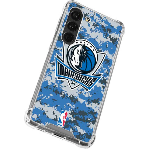 NBA Dallas Mavericks Digi Camo Galaxy S23 Clear Case