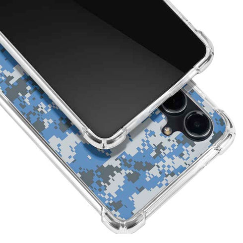 NBA Dallas Mavericks Digi Camo Galaxy S23 FE Clear Case