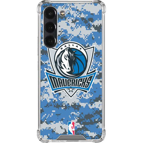 NBA Dallas Mavericks Digi Camo Galaxy S23 Plus Clear Case