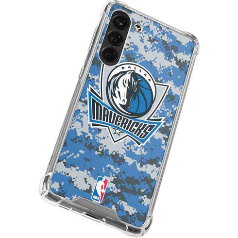 NBA Dallas Mavericks Digi Camo Galaxy S23 Plus Clear Case
